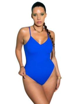 Summer SALE up to 50% + FREE DELIVERY + $10 OFF use CODE get10 at A.A.Y FASHION Solid One-piece Bodysuit For Pool, Blue Lined Bodysuit For Swimming, One-piece Bodysuit For Pool, Blue One-piece Bodysuit For Swimming, Blue V-neck Bodysuit For Swimming, Blue Bodysuit For Swimming During Beach Season, Stretch Triangle Top Bodysuit For Pool, Blue Triangle Top Bodysuit For Vacation, Blue Swimming Bodysuit For Beach Season