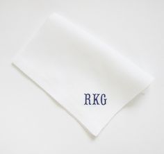 Please insure that the items that you have ordered are the same items and quantity as those referred to in the order notes. Processing times vary and may be longer than posted, depending upon the size of the order and whether the order is highly customized and/or the buyer requests multiple proofs and changes to be made. These unique and beautiful handkerchiefs are perfect for weddings, special occasions and as gifts. They are useful accessories for any fashion, and the detail of the personalized embroidery adds to the exquisite quality of the linens. They also make great gifts for the wedding party. Please select your linen purchase carefully. Personalized or customized items cannot be returned or refunded. Please email to request help with an order. ORDER INSTRUCTIONS FOR MONOGRAMS: 1. S Elegant Customizable Handkerchiefs For Personalized Gifts, Classic Handkerchiefs For Father's Day Gift, Classic Handkerchiefs With Initials For Wedding Gift, Classic Monogram Handkerchiefs For Wedding Gift, Classic Personalized Handkerchiefs For Gifts, Classic Wedding Handkerchiefs For Father's Day, Classic Personalized Handkerchiefs As Gift, Classic Customizable Handkerchiefs For Gift, Monogrammed Handkerchiefs