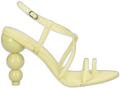 Yellow Open Toe Heels With Sculpted Heel, Yellow Evening Sandals With Sculpted Heel, Yellow Sandals With Sculpted Heel For Evening, Modern Yellow High Heel Sandals, Modern Yellow Sandals For Party, Yellow Formal Sandals With Sculpted Heel, Modern Yellow Party Sandals, Yellow Sandals With Sculpted Heel For Formal Occasions, Modern Yellow Open Toe Heels