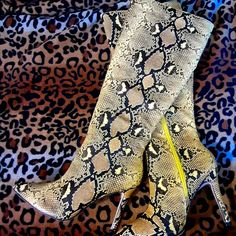 Did Someone Say Fabulous? Turn Heads And Get Compliments! Super Sexy Silhouette. .. Hh: 4", Shank: 19" Size: 7.5 Nwb Brand New / Never Worn. Smoke / Pet Free! Yellow Pointed Toe Boots For Party, Fitted Yellow High Heel Boots, Yellow Pointed Toe Party Boots, Yellow High Heel Party Boots, Yellow High Heel Boots For Party, Yellow High Heel Shoes For Fall, Yellow High Heel Heels For Fall, Yellow High Heels For Fall, Yellow Almond Toe Heels For Party