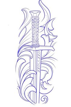 Miracle Tattoo, Dagger Tattoo Design, Scroll Tattoo, Escudo Viking, Arrow Tattoos For Women, Arm Tattoos Drawing, Gothic Tattoos, Gladiator Tattoo, Viking Tattoo Sleeve