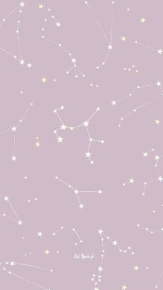 a purple background with white stars on it