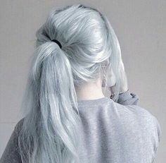 Bleach Wash Hair, Pastel Blue Hair, Hair Color Cream, Permanent Hair Dye, Grey Hair Color, Pastel Hair, Permanent Hair Color, Hair Dye Colors