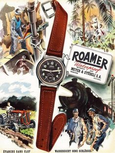 Watch Poster, Watch Ads, Vintage Helmet, Historical Illustration, Classy Watch, Watch Ad, Vintage Trends, Modern Watches, French Revolution