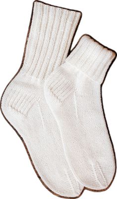 Comfortable Knitted White Socks, Comfortable White Knitted Socks, Easy Knit Socks, Knit Socks Pattern, Socks Diy, Knitting Pattern Easy, Socks Knitting Pattern, Diy Knit, Socks Knitting