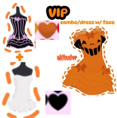 the dress is made up of different shapes and sizes