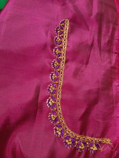 Marriage Blouses, Butta Design, Latest Blouse Designs Pattern, Simple Rangoli Border Designs, Rangoli Border, Fashion Blouses, Simple Embroidery Designs, Diy Embroidery Designs