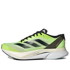 adidas Adizero Boston 12 'Neon Green' HP9705 Sporty Green Adidas Running Shoes, Green Adidas Running Shoes With Logo, Adidas Athleisure Running Shoes For Marathons, Adidas Athleisure Running Shoes For Marathon, Green Adidas Sneakers For Casual Use, Green Adidas Sneakers For Running Errands, Athleisure Adidas Running Shoes For Marathon, Adidas Green Running Shoes For Jogging, Adidas Green Running Shoes For Light Sports