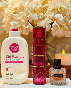 SOTD 💗💗 Today, I'm wearing one of my favorite combos! @bathandbodyworks, Pink Obsessed with @valentino.beauty Donna Born in Roma and @eosproducts Strawberry Dream body lotion as my base 🤌🏽😍💖 What's your scent of the day? Let me know in the comments 🫶🏽 *Items featured were purchased by me. They're authentic and are NOT for sale* *I do not own the rights to this music* #explorepage #fyp #viralpost #perfumelove #bodycarecollection #trinifraghead #donnaborninroma #affordablefragrances #smel... Born In Roma Valentino Combo, Best Perfume Layering Combos, Valentino Born In Roma Layering, Body Wash And Lotion Combo, Scent Layering Combo, Bath And Body Works Layering Combos, Girly Cosmetics, Eos Lotion