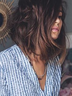 Zoe Alalouch, Haircut Parts, Layered Haircuts For Women, Inverted Bob Hairstyles, Short Wavy Hair, Work Hairstyles, Cut My Hair, Long Hair Cuts