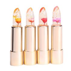 Flower Jelly, Flower Lipstick, Jelly Flower, Jelly Lipstick, Beautiful Lipstick, Diy Kosmetik, Gloss Labial, Makeup Goals