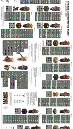 the minecraft map is shown in full color and it has many different items to choose from