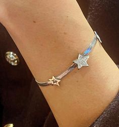 Great bracelet for every day wear.  We hope you enjoy it in healthy and happy days.Gift yourself or someone special with a unique piece that stands out from the crowd.Perfect gift for Daughter or gift for Her. Thank you very much for your visit and wish you have pleasant shopping with us. The Star Bracelet comes at a great affordable price and makes a great gift not only for yourself but for any loved one as well. Silver Star Bracelet For Friendship, Silver Friendship Bracelets With Star Charm, Silver Bracelets With Star Charm For Friendship, Silver Bracelet With Star Charm For Friendship, Silver Star Bracelet, Dainty Bracelet, Healthy And Happy, Gift For Daughter, Star Bracelet