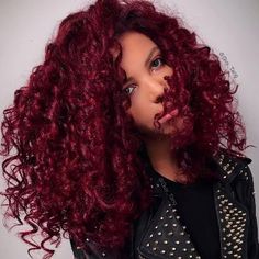 Pelo Color Vino, 30 Hair Color, Hair Color 2017, Dyed Curly Hair, Red Curly Hair, Cherry Hair, Guy Tang, Hair Color Burgundy, Shades Of Burgundy