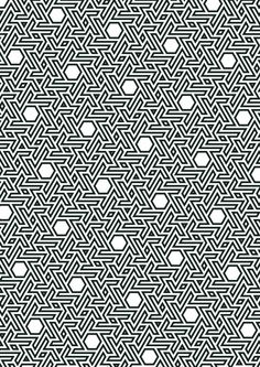 an abstract black and white pattern that is very similar to the design in this image