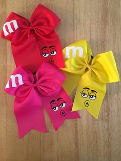 M M Candy, Candy Hair, Cheer Coaches, Glitter Ribbon, Cheer Bow, Personalized Gifts For Kids, Hair Ribbon, Head Bands, Cheer Bows