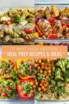 the best high protein meal preps and ideas