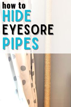 How to hide pipes Split Ac Pipe Covering Ideas, Hide Duct Work Ideas, How To Hide Pipes In Laundry Room, Hide Pipes On Wall Cover Up, Bathroom Pipes Cover Ideas, Ac Pipe Covering Ideas, Hiding Pipes On Wall, Pipe Hiding Ideas, Pipe Covering Ideas Outdoor