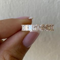 Wedding Band Yellow Gold, Diamond Engagement Band, Unique Bands, Engagement Rings Bridal Sets, Moissanite Diamond Rings, 14k Rose Gold Ring, 18k Gold Ring, Bridal Bands