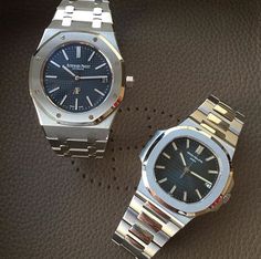 Audemars Piguet Royal Oak 15202 Jumbo & Patek Philippe Nautilus Luxurious Lifestyle, Modern Watches, Richard Mille