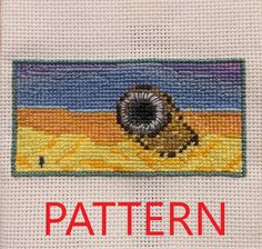 a cross stitch pattern with the words pattern on it