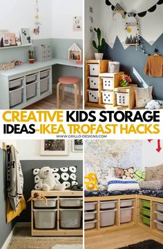 kids storage ideas ikea trofasthacks