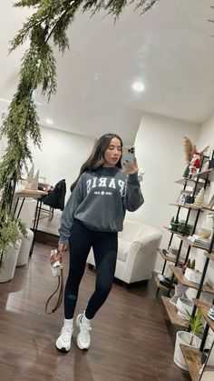 Comfy outfit of the day! Sweatshirt is currently 25% off and Nike sneakers 30% off 

#LTKStyleTip #LTKCyberWeek #LTKGiftGuide Comfy Outfit, Nike Sneakers, Comfy Casual, Comfy Outfits, Casual Chic, Everyday Fashion, Spring Fashion, Outfit Of The Day, Casual Shoes