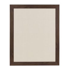 a white and brown frame on a wall