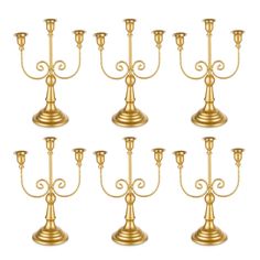 PRICES MAY VARY. Size : 3 Arm Metal candelabra Designed for 3 table centerpiece, 12 inch Tall, fit standard 0.87” taper candle Antique Candelabra: Taper candle holders hold 3 candles. It is traditional and classical style, elegant design with fine details Durable & Well Made: Candle stick holder is made of high-quality metal, welded well.The design of extended part of candle cup will prevent the wax dripping on the table. Various Occasion: the white distressed candle holders go well with wedding Distressed Candle Holders, Wax Dripping, Candle Holders Metal, Antique Candelabras, Gold Candelabra, Christmas Dining Table Decor, Candle Sticks Wedding, Party Table Centerpieces, Metal Candelabra