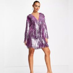 Nwt! Perfect For Eras Tour Tags #Eras #Erastour Gold Lace Dresses, Reception Outfit, Wrap Mini Dress, Striped Knit Dress, Satin Long Sleeve, Textured Dress, Asos Dress, Tee Shirt Dress, Asos Dresses