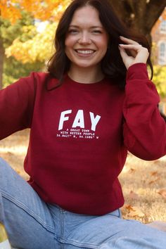 charlie southern: tiny fay sweatshirt – Riffraff Garnet, Dress Shop