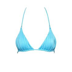 This Baby Blue Coquillage Triangle Top features a striking light blue colour and sheer fabric for a bold and stylish look. The seashell seam detailing adds a dose of seaside charm. Designed with a triangle top, this swimsuit offers a comfortable and flattering fit without any padding. It also features a rear tie fastening and halter neck tie fastening for adjustability. We use only italian fine fabrics. They are perfect fit; have excellent shaping power and UV protection. Composition: Main Fabri Chic Light Blue Swimwear For Beach Season, Baiting Suits, Light Blue Colour, Things I Need To Buy, Summer Things, Garment Care Labels, Brand Magazine, Cute Bathing Suits, Swim Suits