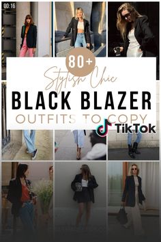 [CommissionsEarned] How To Wear A Black Blazer Trendiest Ways To Copy Now! Black Blazer Outfit Black Blazer Outfit With Jeans Black Blazer Outfits For Women Black Blazer Outfit Casual Black Blazer Outfit Work Black Blazer Out!! #womenjeansoutfitscasual Blazer Outfits For Women Black, Black Blazer Outfit Dressy, Blazer Outfit With Jeans, Black Blazer Outfit Work, Black Blazer Outfit Casual, Oversized Black Blazer Outfit, Black Blazer Outfits For Women, Trendy Blazer Outfits, Blazer Outfits For Women Classy