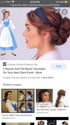 Fera Faucet Hair, Cinderella Hairstyle, Harry Potter Hairstyles, Mom Prom, Belle Outfit, Cinderella Hair, Fun Makeup, Hair Things, Senior Trip