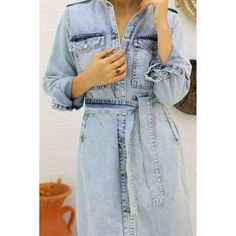 Buy Long Sleeve Denim Midi Dress for only $62.30 at By Baano! Button-up Washed Denim Dress, Spring Washed Button-up Denim Dress, Non-stretch Long Sleeve Denim Dress, Cotton Denim Button-up Dress In Medium Wash, Washed Blue Relaxed Fit Button-up Denim Dress, Denim Midi Dress, Denim Dress, Midi Dress, Long Sleeve