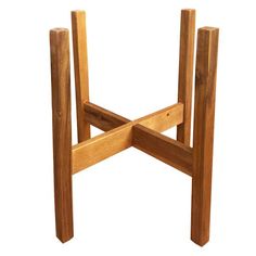 a close up of a wooden chair on a white background