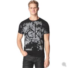 Calvin Klein Jeans Splatter Logo T-Shirt Black This Tee Has A Tonal Graphic On Front, This Tee Is Called Ck Splatter 100% Cotton Calvin Klein Shirt, Ck Jeans, Calvin Klein Men, Calvin Klein Black, Logo T Shirt, Calvin Klein Jeans, Best Brands, Tshirt Logo, Men Short Sleeve