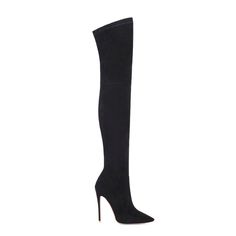 Applicable Scene: Daily Material: Vegan Suede Toe Style: Pointed Toe Heel Style: Stiletto Heel Style: Stretch Boots Closure Type: Side Zipper Heel Height: 4.72 inches (12 cm) Boot Shaft Height: 23.62 inches (60 cm) Shaft Opening Circumference: 15.75 inches (40 cm) Calf Circumference: 12.20 inches (31 cm) Ankle Circumference: 8.66 inches (22 cm) Pattern: Solid Color Color Options: Army Green, Black, Gray, Burgundy, Red, Brown, Light Pink Flat Prom Shoes, Black Flat Boots, Fold Over Boots, Zipper Heels, Gogo Boots, How To Stretch Boots, Pointed Toe Heels, Boots Knee, Mary Jane Shoes