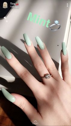 Cyan Nails, Short Coffin Nails, Nails Now, Green Nail, Acrylic Nail Art, Acrylic Nails Coffin, Coffin Nails Designs, Pretty Acrylic Nails, Short Acrylic Nails