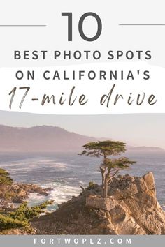 10 best photo spots on California's 17-mile drive 17 Mile Drive Monterey, Pch Roadtrip, California Itinerary, Pch Road Trip, Big Sur Coastline, Usa Places