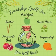 Popularity Spell Jar, Smart Spell Jar, Happiness Jar Spell, Best Friend Spell Jar, Spell Jar Friendship, Family Spell Jar, Power Spell Jar, Friendship Spell Jar Recipe, Litha Spell Jar