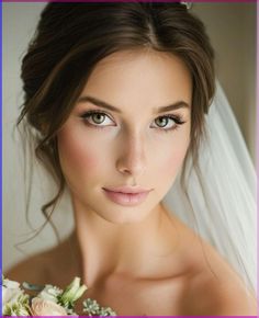 a woman in a wedding dress holding a bouquet