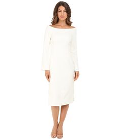 Cora Skinner - 2016 com Long Sleeve White Midi Dress, Calvin Klein White Dress, Mermaid Midi Dress, Quarter Sleeve Dress, Boat Neck Dress, Tie Waist Dress, Boatneck Sweater, Long Sleeve Midi, Long Sleeve Midi Dress