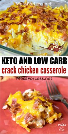 Low Carb Chicken Casserole, Keto Chicken Casserole, Low Carb Casseroles, Recetas Keto, Low Carb Diet Recipes, Keto Cooking, Low Carb Dinner Recipes