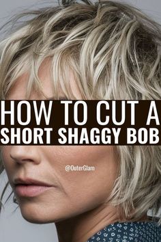 Whether you're looking to refresh your style or try a bold new look, a short shaggy bob might be the perfect choice. If you want to learn how to achieve this trendy cut at home or understand what to ask your stylist, this is the information you need. Discover step-by-step cutting techniques, styling tips, and maintenance advice to rock your new shaggy bob with confidence. Short Shaggy Bob, Choppy Bob Hairstyles For Fine Hair, Shaggy Bob Hairstyles, Shaggy Bob Haircut, Short Shaggy Haircuts, Choppy Haircuts, Messy Bob Hairstyles, Shaggy Short Hair, Shaggy Bob