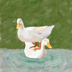 duck illustrations on pinterest procreate illustration digital art animals meme duck meme cute anipals pets aesthetic Sticker Design Inspiration, Procreate Illustration, Birthday Card Drawing, Nursery Room Inspiration, Gouache Art