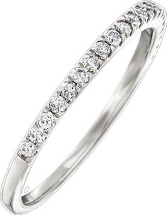 Classic Stackable Eternity Band For Promise, Timeless Stackable Round Cut Rings, Diamond Stackable Bands For Promise Ring, Stackable Diamond Bands For Promise Ring, Diamond White Stackable Eternity Band, Diamond White Stackable Eternity Band In Fine Jewelry, Timeless Stackable Cubic Zirconia Diamond Ring, Stackable Rings With Diamond Accents, Classic Stackable Cubic Zirconia Bands