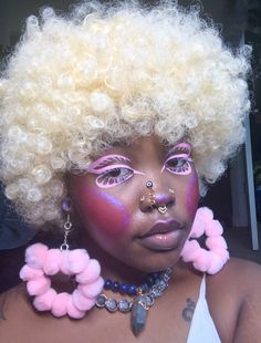 Alternative Makeup, Harajuku Outfits, Creative Makeup Looks, Pink Makeup, Hair Reference, Makeup Goals, Pretty Makeup, Creative Makeup