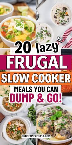 Cheap Slow Cooker Recipes: low carb high protein recipe for dinner, aesthetic food recipe tiktok, crockpot soup recipes easy fall Cheap Crockpot Meals, Cheap Keto, Healthy Winter Meals, Dump Recipes, Slow Cooker Dinner Recipes, Large Family Meals, Crockpot Soup