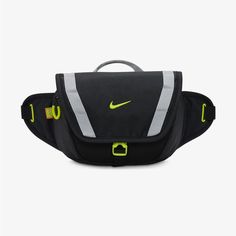 Nwt Nike Hike Hip Pack Fanny Pack (4l) Black Grey Atomic Green Dj9681-010 Nike Bags, Hip Pack, Belt Bags, Waist Pack, Urban Jungle, Bagpack, New Nike, Black Belt, Fanny Pack